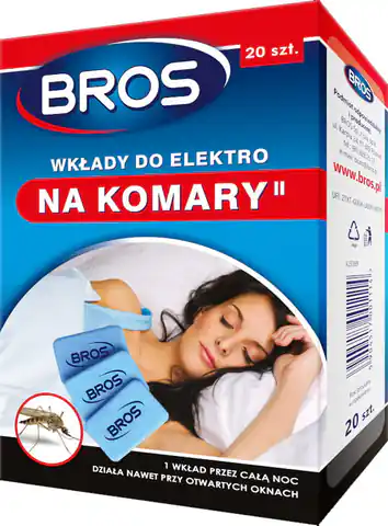 ⁨Wkłady do Bros Elektro na komary 20+10 sztuk⁩ w sklepie Wasserman.eu