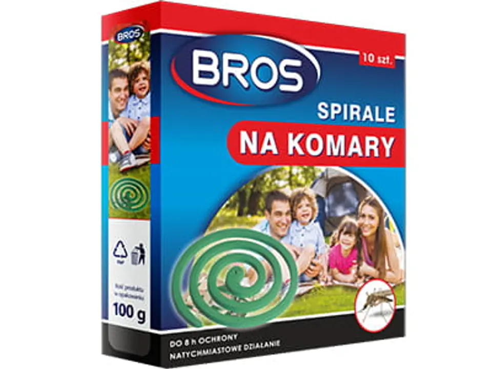 ⁨Mosquito spirals Bros 10 pieces BROS mosquito spirals⁩ at Wasserman.eu