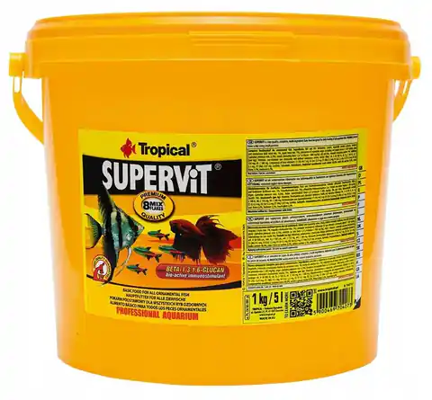 ⁨TROPICAL Supervit - Flockenfutter für Fische - 1kg⁩ im Wasserman.eu