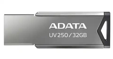 ⁨Pendrive ADATA UV250 AUV250-32G-RBK (32GB; USB 2.0; kolor srebrny)⁩ w sklepie Wasserman.eu