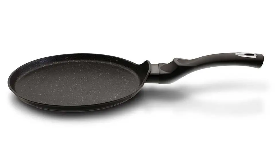 ⁨GRANITE FRYING PAN FOR PANCAKES 25cm BERLINGER HAUS BLACK SILVER BH-1849⁩ at Wasserman.eu