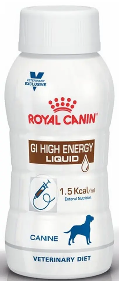 ⁨Royal Canin Veterinary Diet Canine High Energy Liquid 200ml⁩ at Wasserman.eu