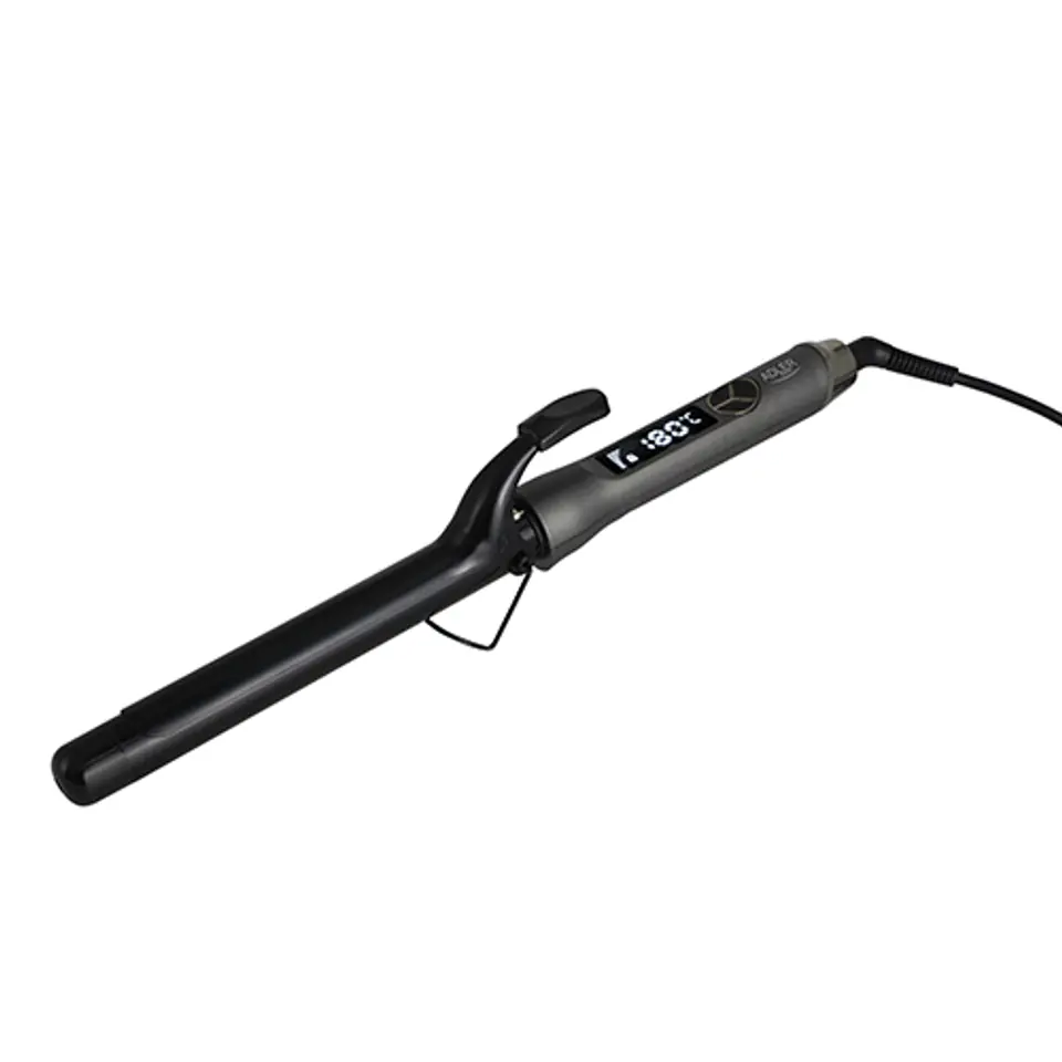 ⁨Adler Hair Curler AD 2114 Ceramic heating system, Display Digital, Barrel diameter 25 mm, Temperature (max) 210 °C, 60 W, Black⁩ at Wasserman.eu