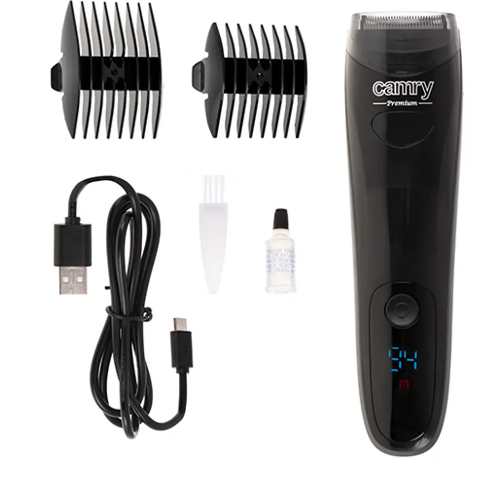 ⁨Camry Beard trimmer CR 2833 Cordless, Number of length steps 4, Black⁩ at Wasserman.eu