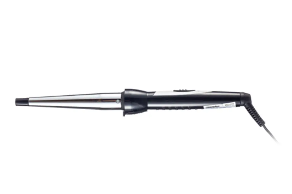 ⁨Conical Curling Iron Mesko Warranty 24 month(s), Ceramic heating system, Barrel diameter 13-25 mm, 40 W, Stainless steel/Black⁩ at Wasserman.eu