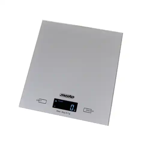 ⁨Mesko MS 3145 Electronic kitchen scale Grey Countertop Rectangle⁩ at Wasserman.eu