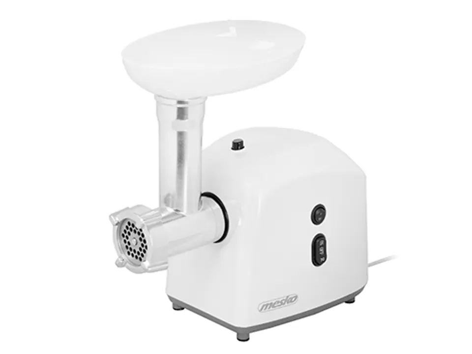 ⁨Mesko MS 4805 Meat mincer, Power 600W, Bowl, Middle size sieve, Mince sieve, Poppy sieve, Plunger, Sausage filler Mesko Mesko MS⁩ at Wasserman.eu