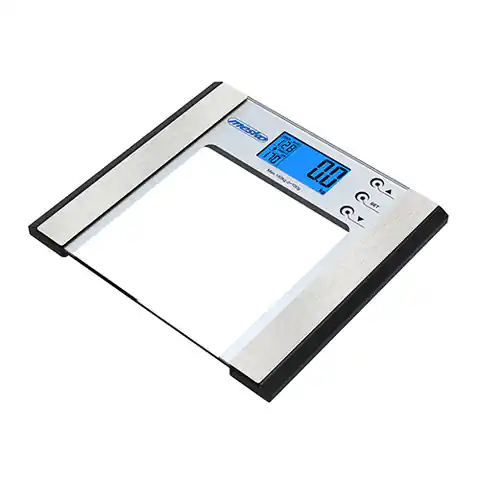 ⁨Adler MS 8146 personal scale Electronic personal scale Square Silver,Transparent⁩ at Wasserman.eu