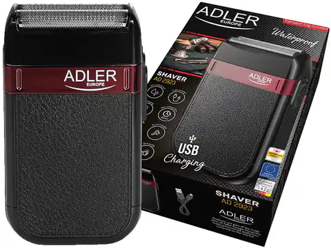 ⁨Adler AD 2923 shaver USB charging⁩ at Wasserman.eu