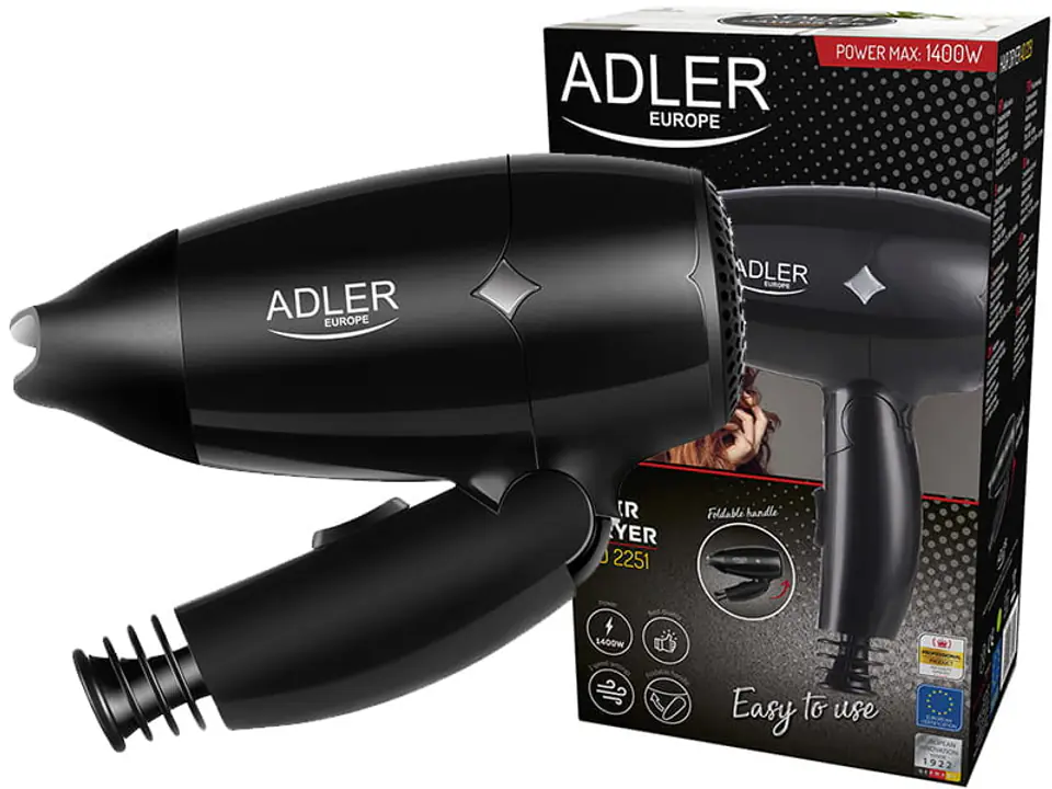 ⁨Adler AD 2251 hair dryer⁩ at Wasserman.eu