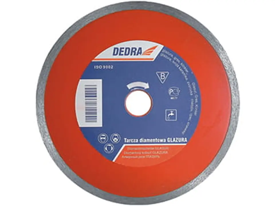 ⁨Diamond blade for Dedra tiles (125mm, 22.2mm)⁩ at Wasserman.eu