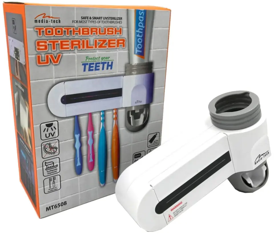 Toothbrush UV sterilizer MT6508 at Wasserman.eu