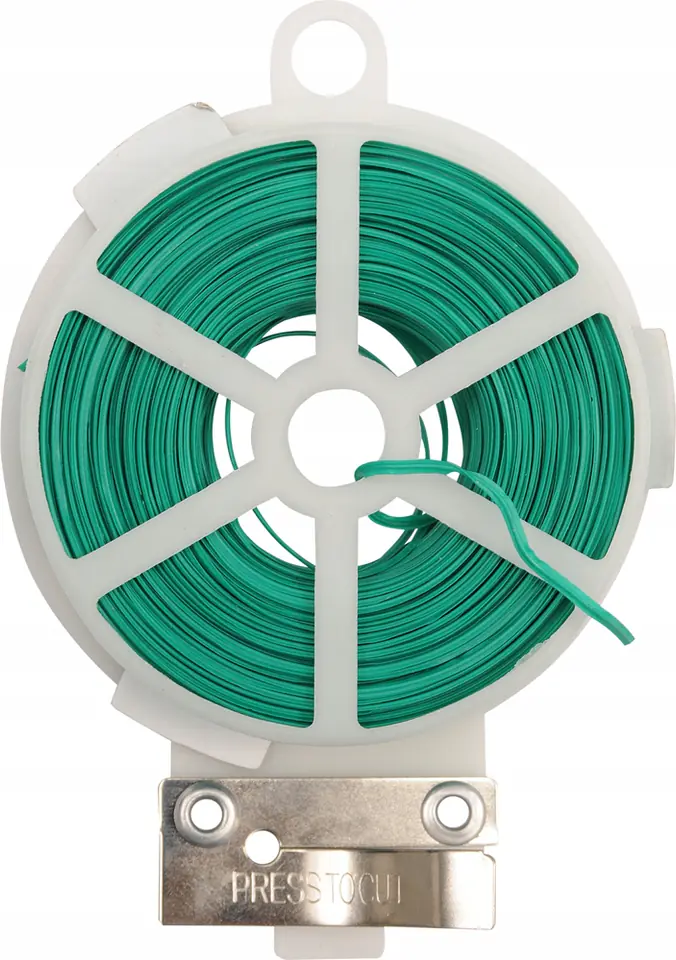 ⁨COATED GARDEN WIRE 30M WITH CUTTER⁩ at Wasserman.eu