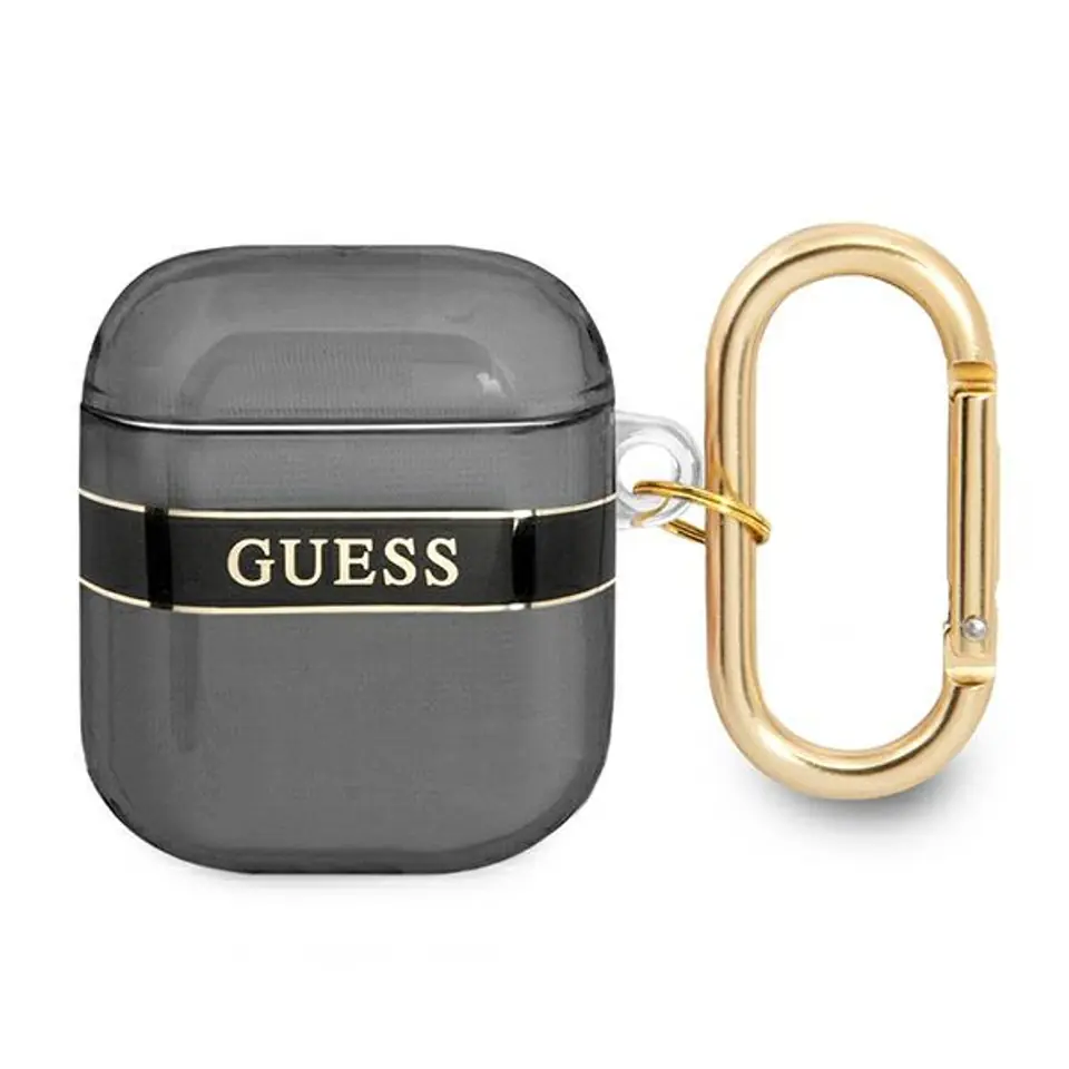 ⁨Guess GUA2HHTSK AirPods cover black/black Strap Collection⁩ at Wasserman.eu