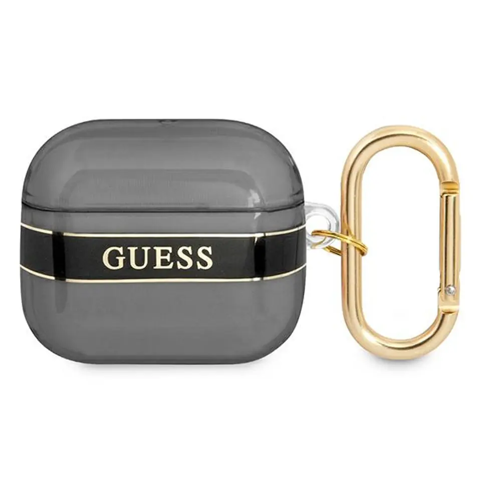 ⁨Guess GUA3HHTSK AirPods 3 cover black/black Strap Collection⁩ at Wasserman.eu