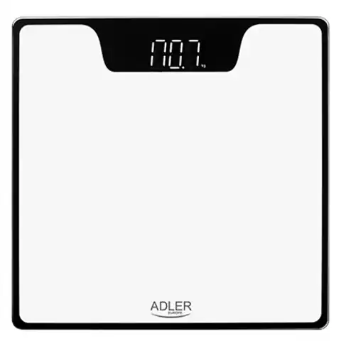 ⁨Adler Bathroom Scale AD 8174w Maximum weight (capacity) 180 kg, Accuracy 100 g, White⁩ at Wasserman.eu