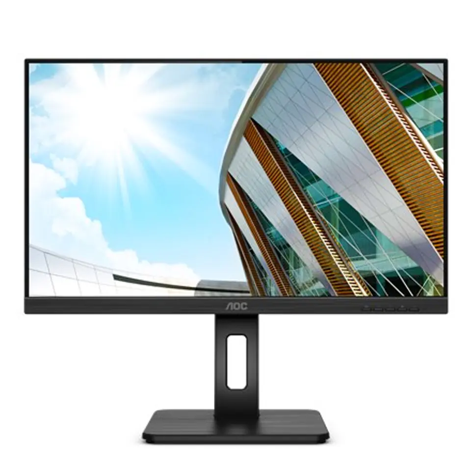 ⁨AOC Monitor Q24P2Q 23.8 ", IPS, QHD, 2560 x 1440, 16:9, 4 ms, 250 cd/m², Black, Headphone out (3.5mm), 75 Hz, HDMI ports quantit⁩ at Wasserman.eu