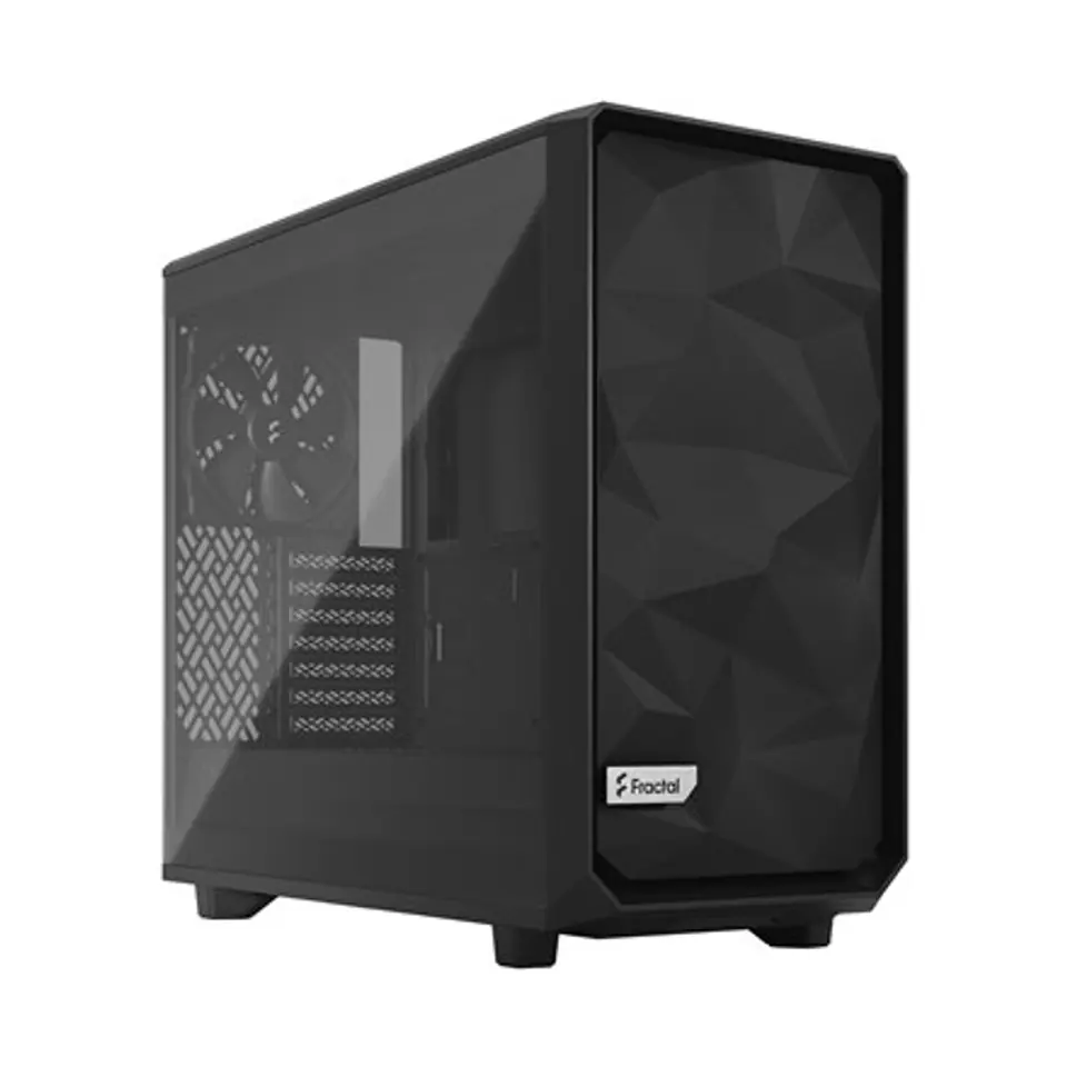 ⁨Fractal Design Meshify 2 Lite TG Light Tint Black, E-ATX, Power supply included No⁩ w sklepie Wasserman.eu