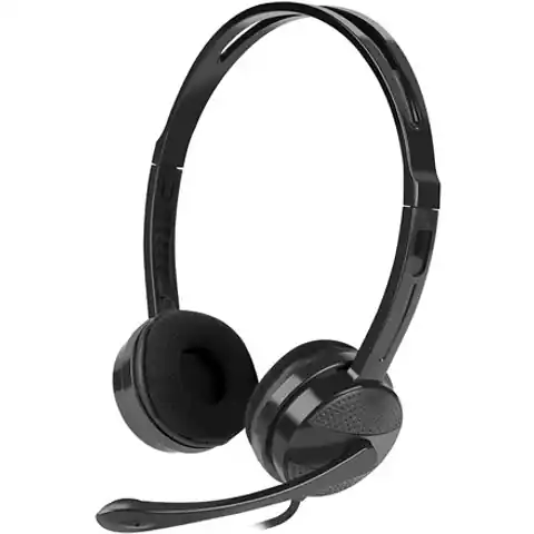 ⁨Natec Headset Canary Go On-Ear, Microphone, Noice canceling, 3.5 mm, Black⁩ w sklepie Wasserman.eu