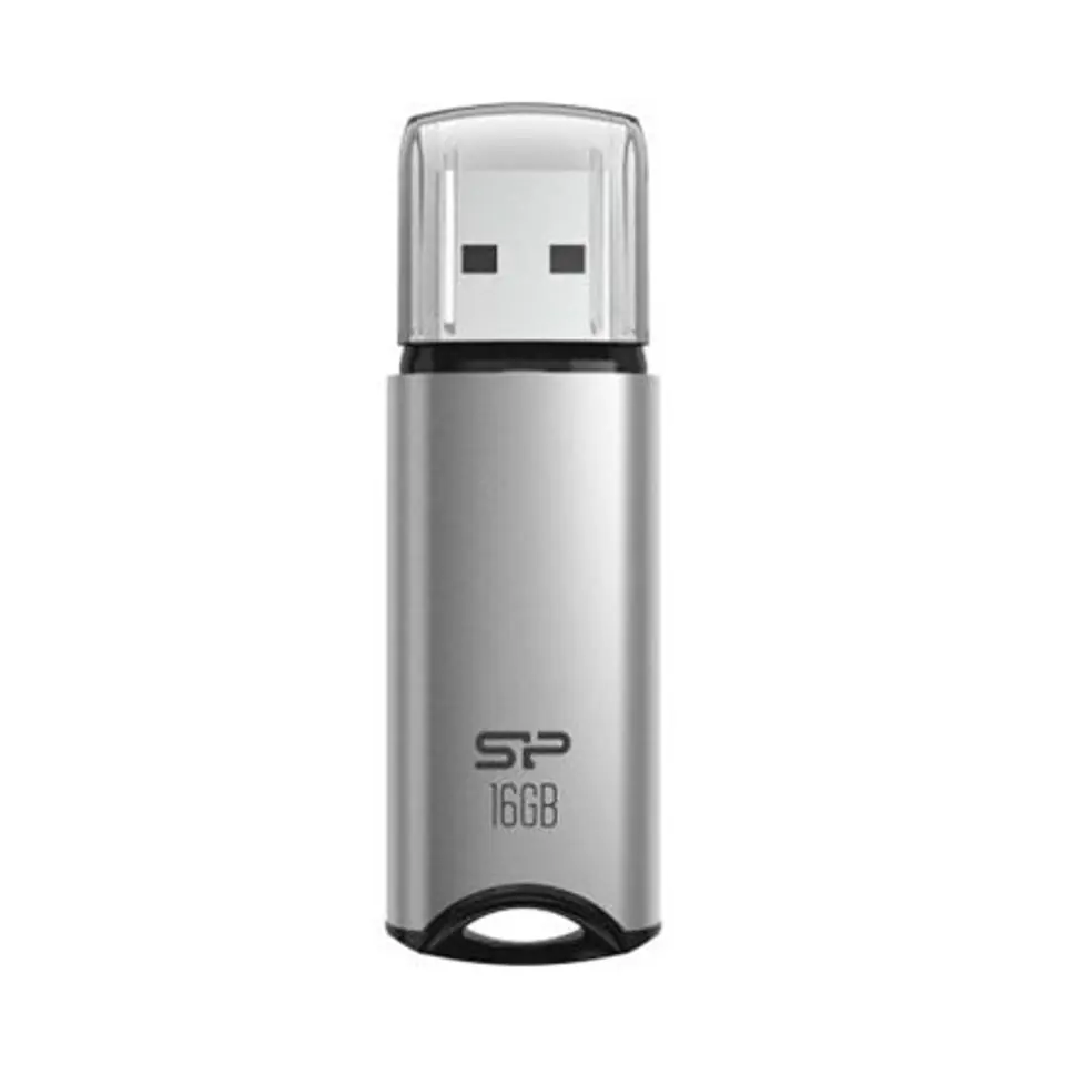 ⁨Silicon Power | USB Flash Drive | Marvel Series M02 | 16 GB | Type-A USB 3.2 Gen 1 | Silver⁩ w sklepie Wasserman.eu