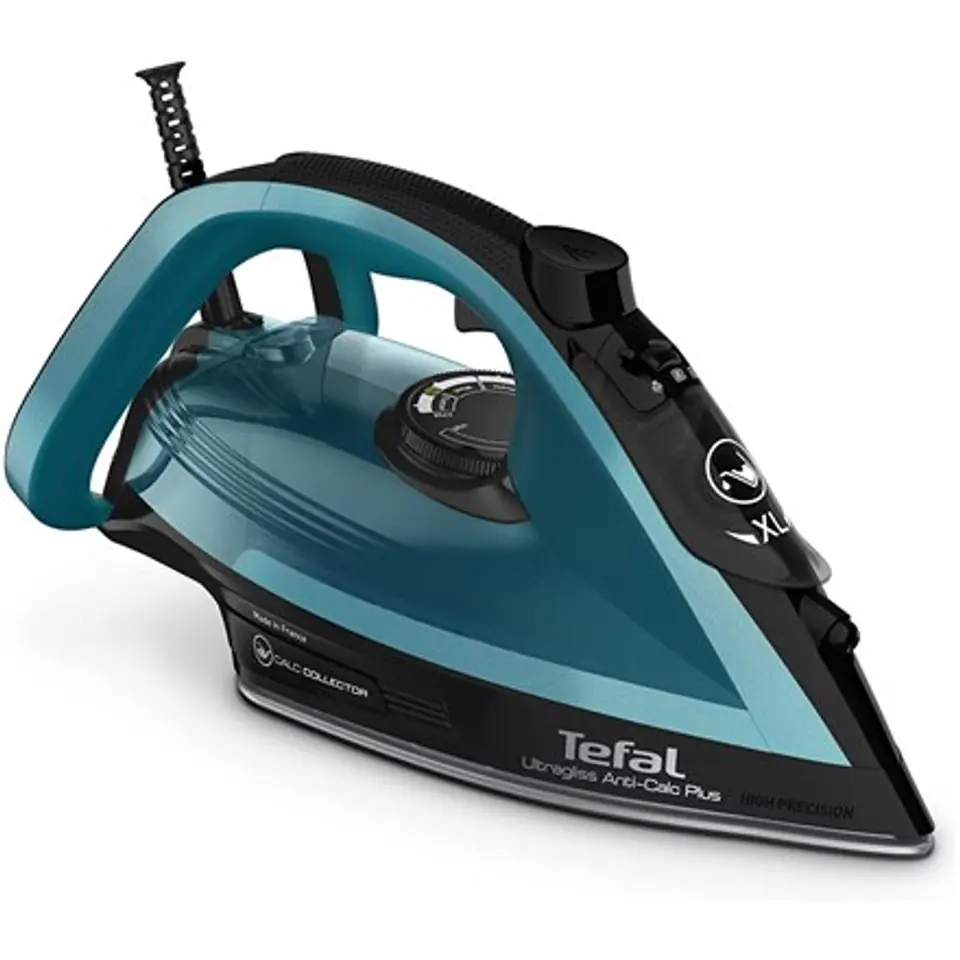 ⁨Tefal Ultragliss Anti-Calc Plus FV6832E0 iron Steam iron 2800 W Blue⁩ at Wasserman.eu