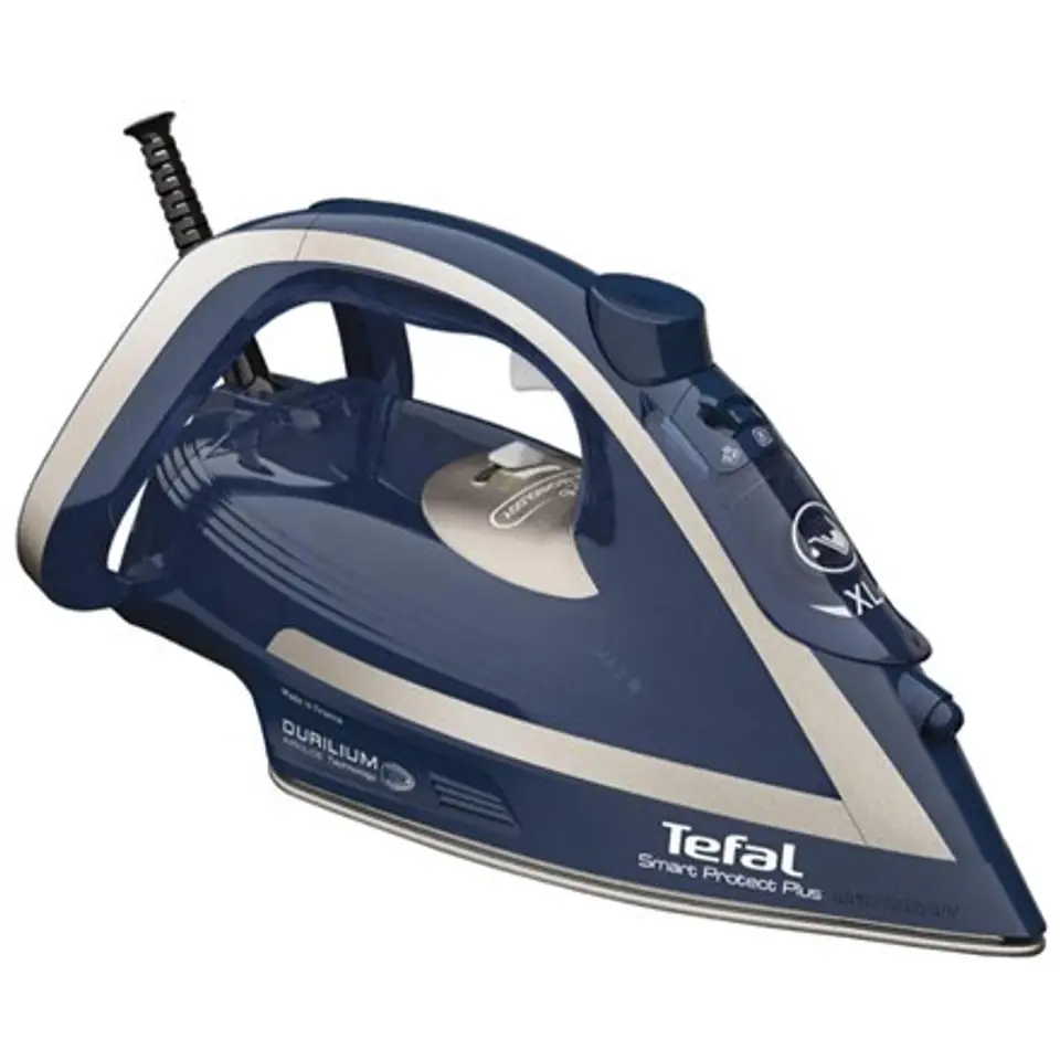 ⁨Tefal Smart Protect Plus FV6872 Dry & Steam iron Durilium AirGlide soleplate 2800 W Blue⁩ at Wasserman.eu