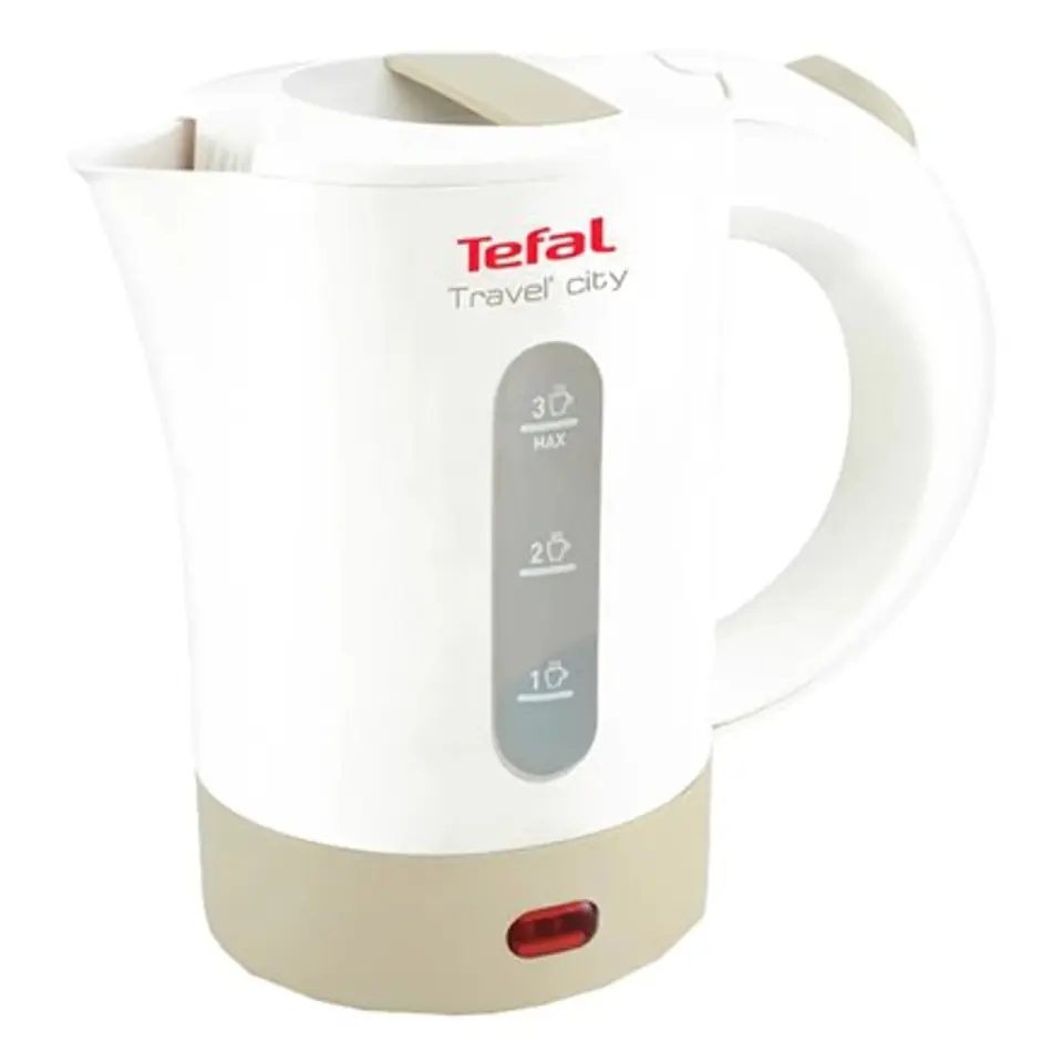 ⁨TEFAL Wasserkocher KO120130 elektrisch, 650 W, 0,5 l, Kunststoff, weiß⁩ im Wasserman.eu