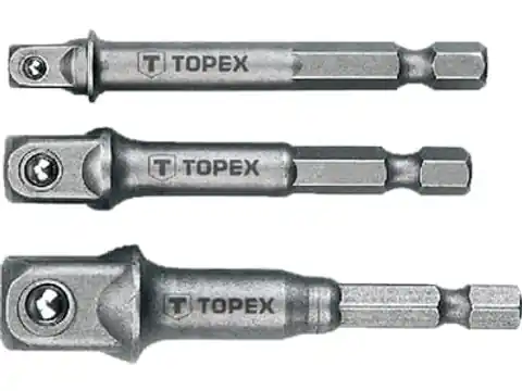 ⁨Topex-Buchsen 1/4, 3/8, 1/2 Topex 38D151⁩ im Wasserman.eu