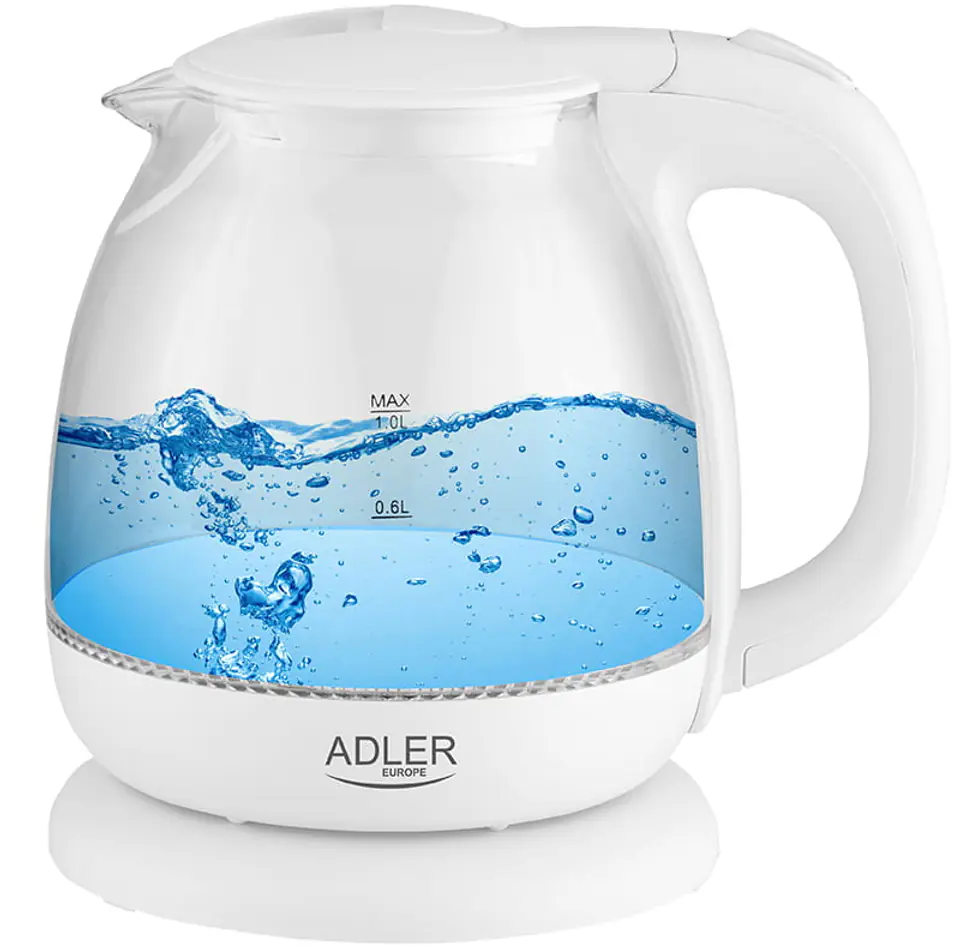 ⁨Glass kettle 1.0L Adler AD 1283G⁩ at Wasserman.eu