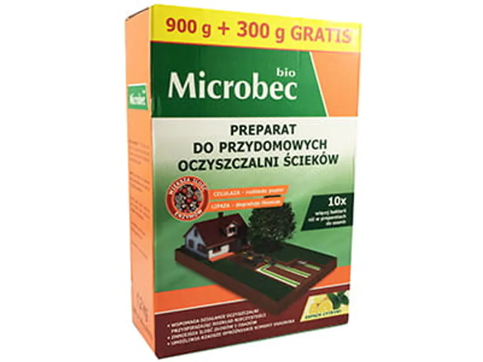 ⁨Microbec BIO for home sewage treatment plants 1.2 kg Bros 1833⁩ at Wasserman.eu