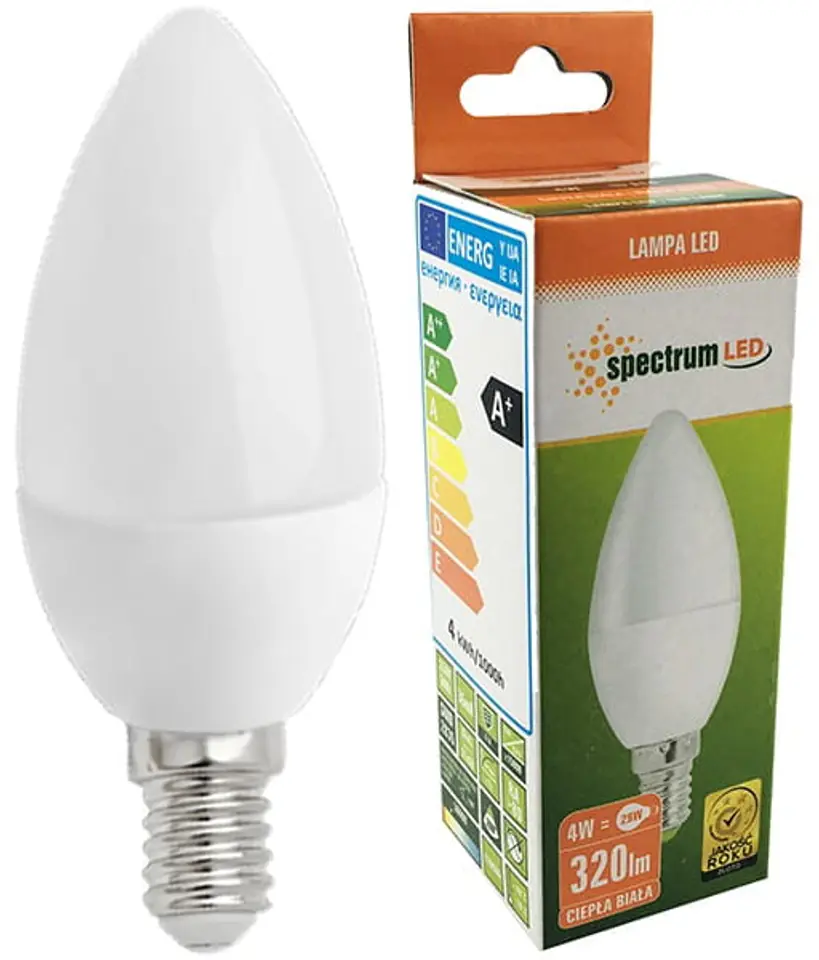 ⁨Bulb E14 candle 4W warm WOJ13034⁩ at Wasserman.eu