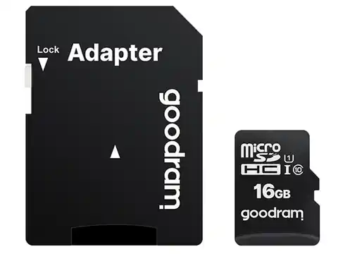 ⁨16GB UHS-I Goodram M1AA 16GB microSD memory card⁩ at Wasserman.eu