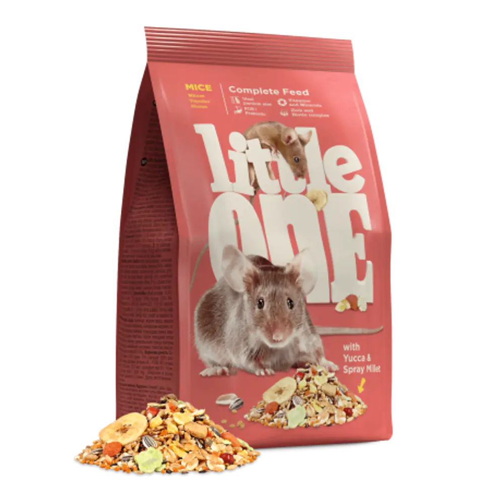 ⁨LITTLE ONE Mouse Food 400g [31060]⁩ at Wasserman.eu