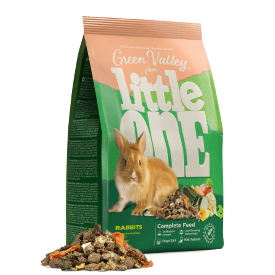 ⁨LITTLE ONE GREEN VALLEY Rabbit Food ZD 750g [31110]⁩ at Wasserman.eu