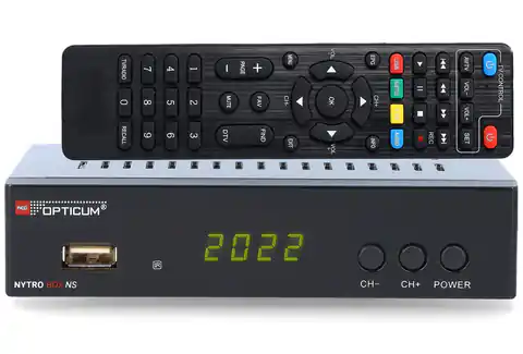 ⁨Tuner DVB-T2 + C Opticum Nytrobox NS H.265⁩ w sklepie Wasserman.eu