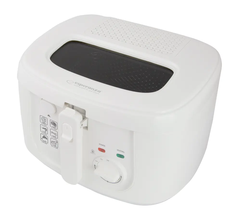 ⁨Esperanza EKG012 Deep Fryer 2.5L, White⁩ at Wasserman.eu