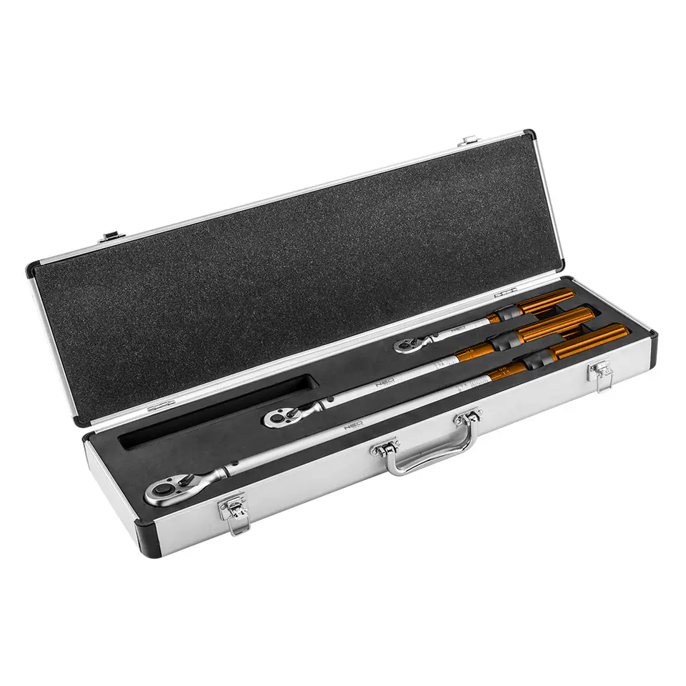⁨Zestaw kluczy dynamometrycznych dwukierunkowych 1/4", 3/8", 1/2" 3 szt.⁩ w sklepie Wasserman.eu