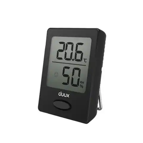 ⁨Duux | Black | LCD display | Hygrometer + Thermometer | Sense⁩ w sklepie Wasserman.eu