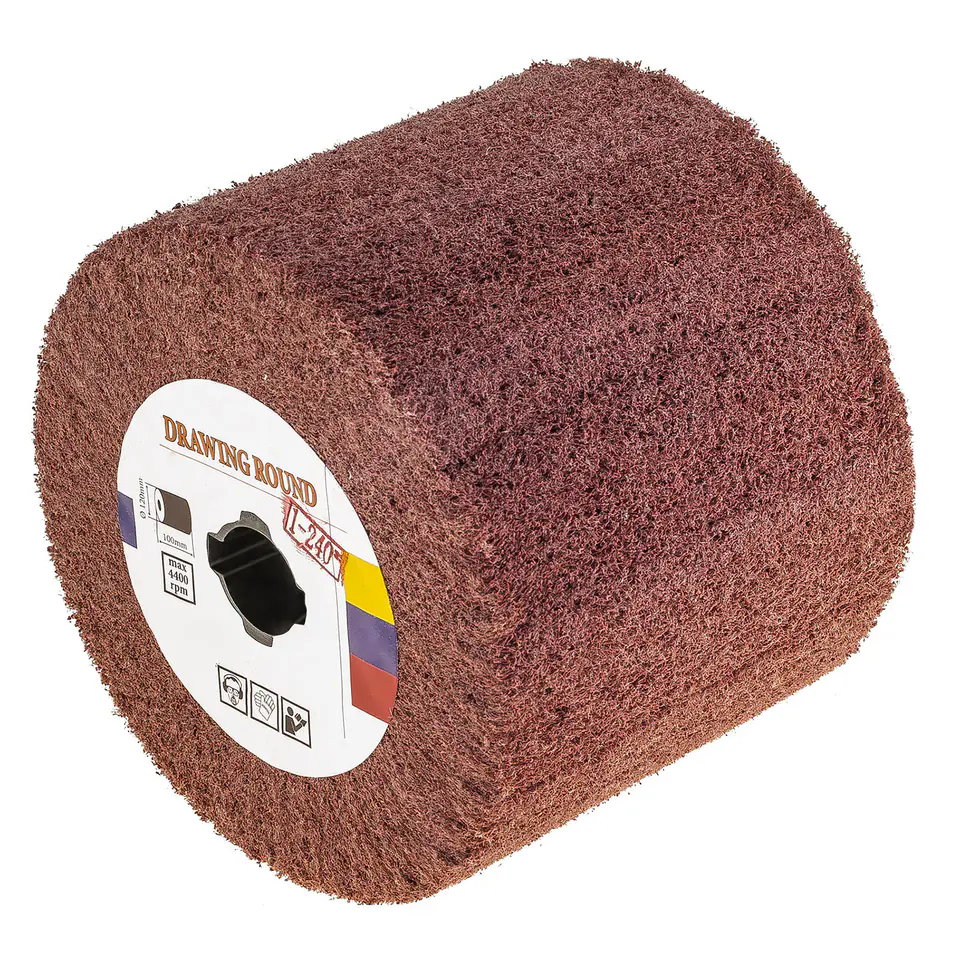 Wałek szlifierski z włókniny do satyniarki 120x100mm ziarnistość P240 w sklepie Wasserman.eu