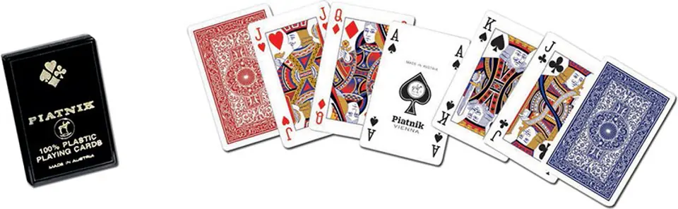 ⁨Cards Plastic single deck 55 leaves⁩ at Wasserman.eu