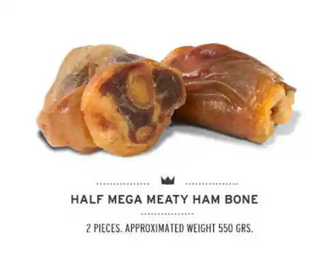 ⁨HAMBONES MEGA MEAT BONE Ham bone halves 2pcs 550g⁩ at Wasserman.eu