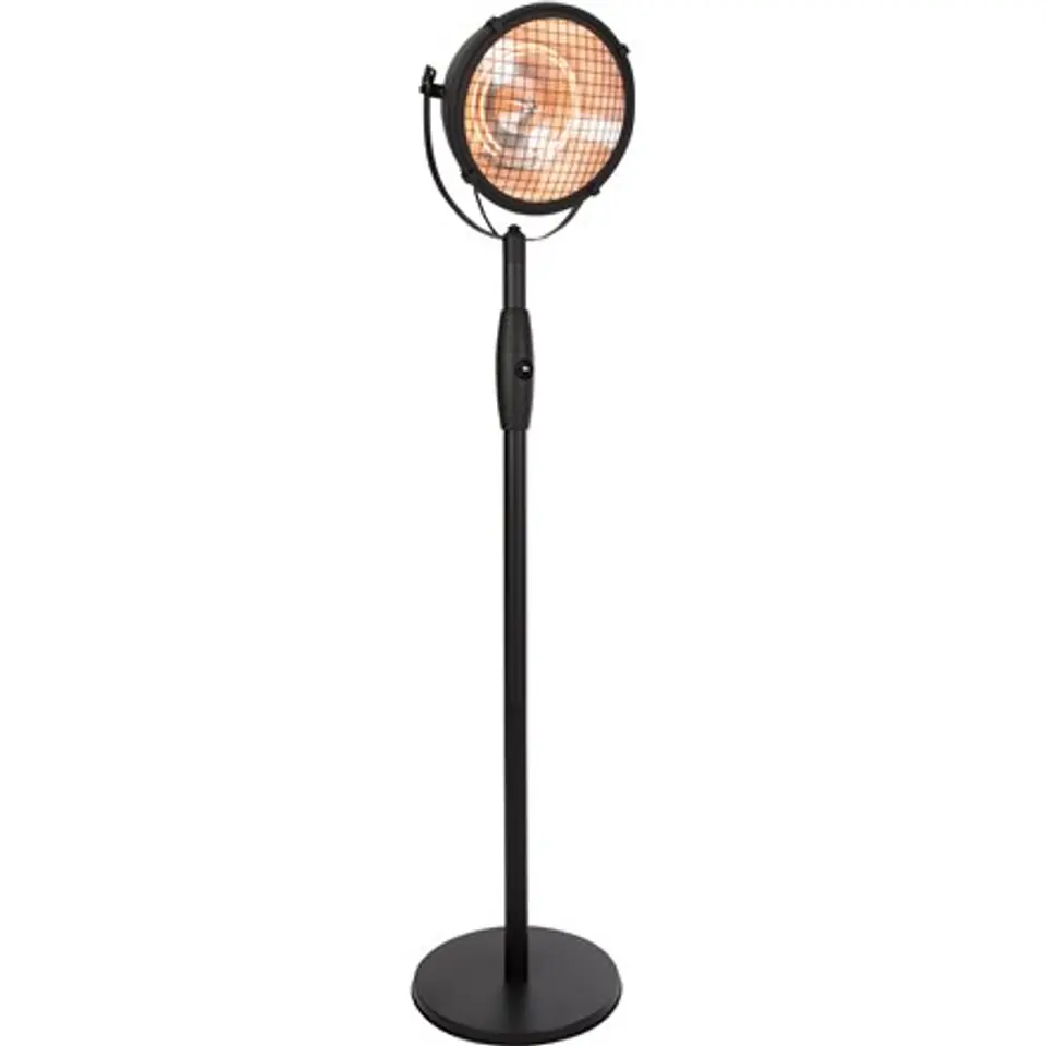 ⁨SUNRED Heater RSS19, Indus Bright Standing Infrared, 2100 W, Black⁩ at Wasserman.eu