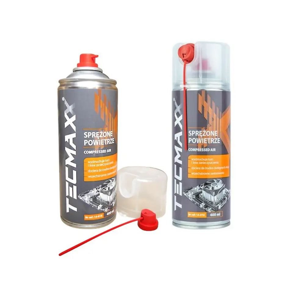 ⁨SPRĘŻONE POWIETRZE 400ML+SŁOMKA TECMAXX⁩ w sklepie Wasserman.eu