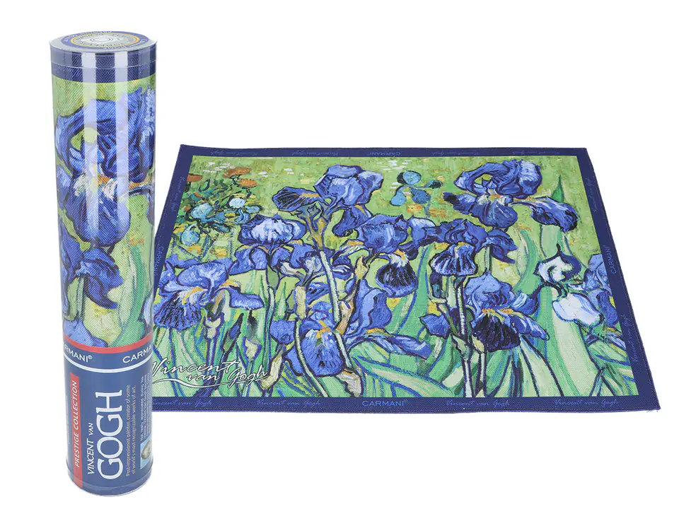 ⁨Table pad - V. van Gogh, Irises (CARMANI)⁩ at Wasserman.eu