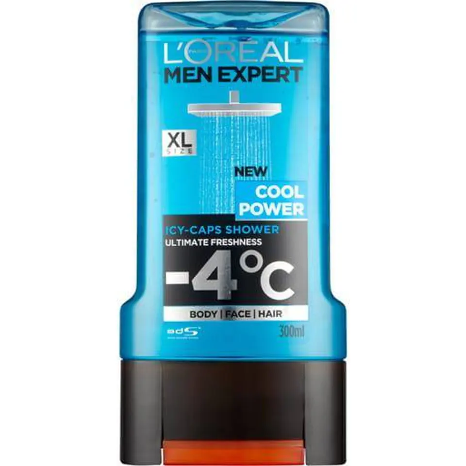 ⁨L'Oréal Men Expert Cool Power Żel pod Prysznic 300 ml⁩ w sklepie Wasserman.eu