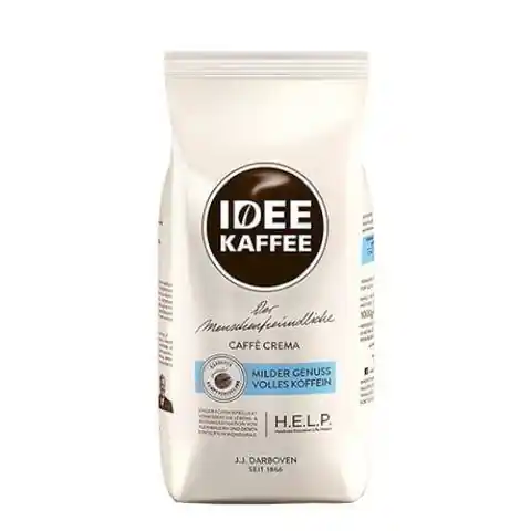⁨J.J.Darboven Idee Caffe Crema Milder Genuss Kawa Ziarnista 1kg⁩ w sklepie Wasserman.eu