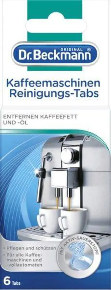 ⁨Dr. Beckmann Tabletki do Czyszczenia Ekspresów do Kawy 6 szt. DE⁩ w sklepie Wasserman.eu