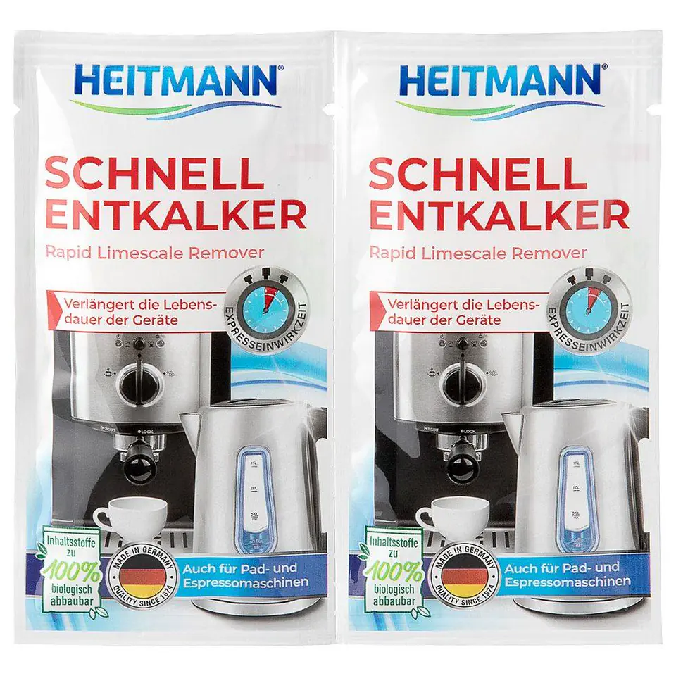 ⁨Heitmann Schnell-Entkalker Odkamieniacz 2 x 15 g⁩ w sklepie Wasserman.eu