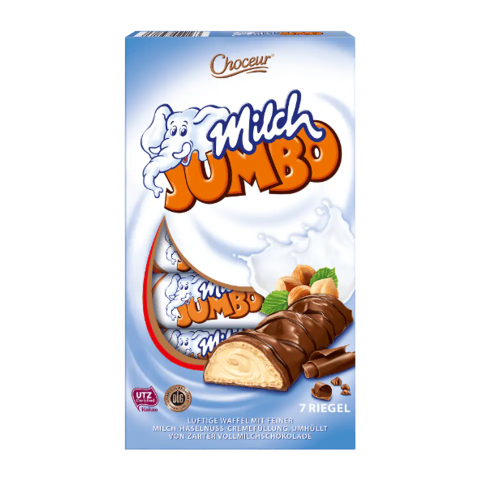 ⁨Choceur Jumbo Milch Haselnuss Creme150 g⁩ at Wasserman.eu