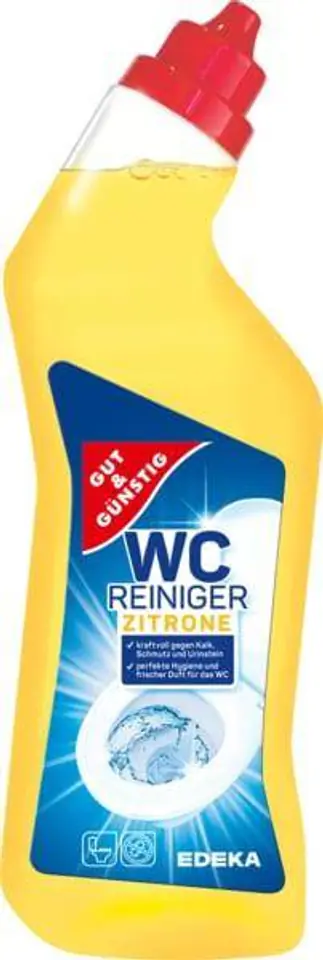 ⁨G&G WC Reiniger Gel Lemon 1l⁩ at Wasserman.eu